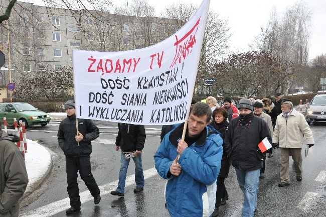 Marsz w obronie wolności mediów