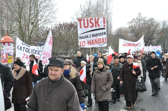 Marsz w obronie wolności mediów