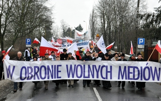 Marsz w obronie wolności mediów