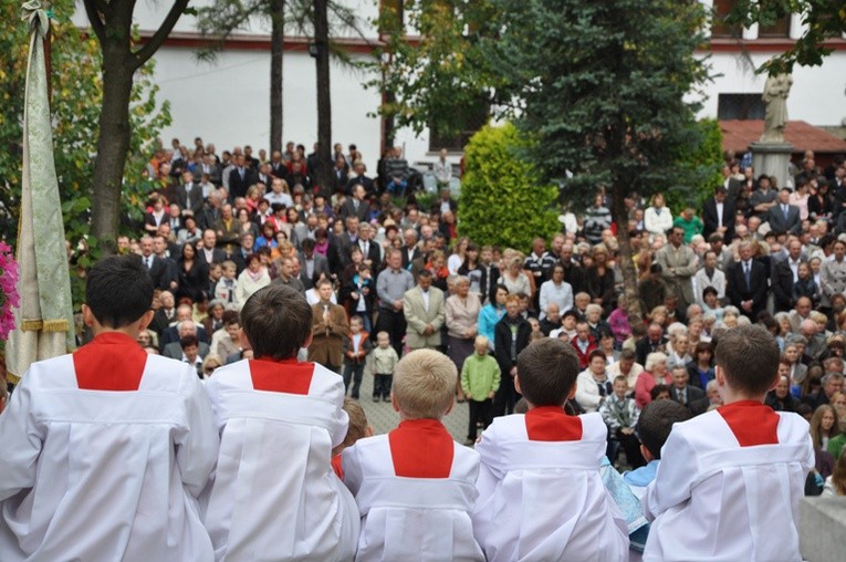 Limanowa, podczas wielkiego odpustu