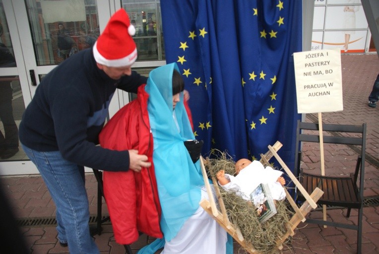 Bojkotuj Auchan w Wigilię