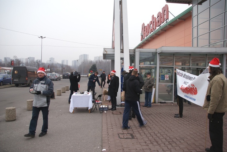 Bojkotuj Auchan w Wigilię