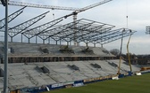 Trwa budowa stadionu Górnika Zabrze