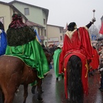 Tychy - orszak w padającym śniegu