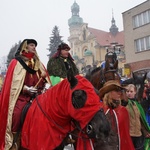 Tychy - orszak w padającym śniegu