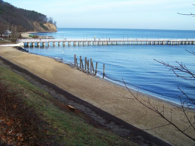 Świąteczny akcent nad morzem