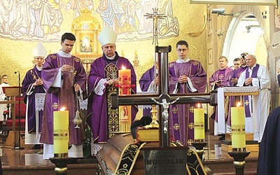 Pogrzeb odbył się w kościele św. Andrzeja w Zabrzu