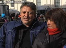 Pierwszy raz zobaczyli papieża i… deszcz