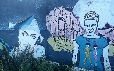 Fragment muralu Iwony Zając