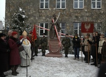 Odsłonięcie pomnika gen. Mariana Langiewicza w Wąchocku