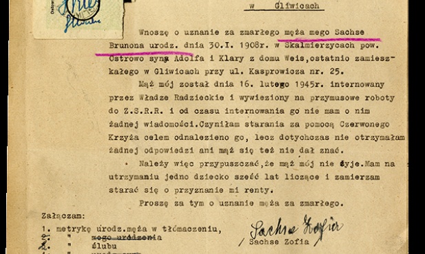  Dokumenty o uznaniu deportowanych za zmarłych są ważnym świadectwem tamtej tragedii
