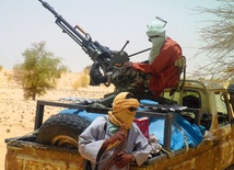  Islamscy  bojownicy  na północy Mali