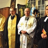  Bp Piotr Libera, ks. protojerej Eliasz Tarasiewicz, bp Maria Ludwik Jabłoński i ks. Mateusz Łaciak wspólną modlitwą w kościele św. Jana rozpoczęli tegoroczne spotkania ekumeniczne