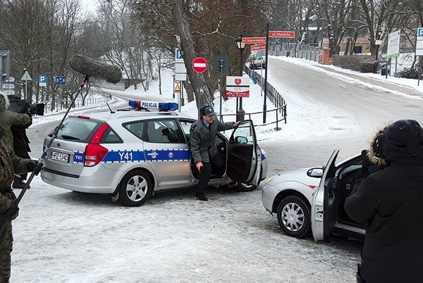  Policyjna akcja, na szczęście wyreżyserowana