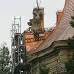 Podczas prac remontownych na dachu bazyliki