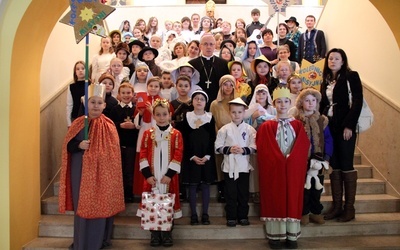 Kolędnicy Misyjni w katowickiej kurii