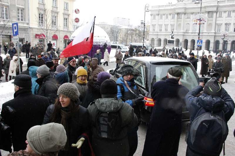 Pożegnanie na Krakowskim Przedmieściu