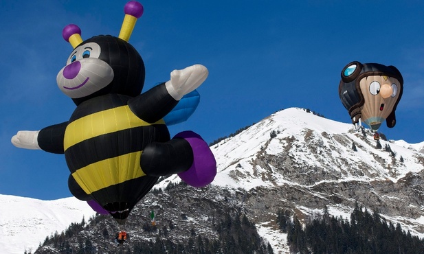Balony nad Alpami