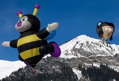 Balony nad Alpami