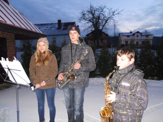 Palenie choinek w Wilkowyjach