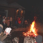 Palenie choinek w Wilkowyjach