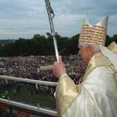 Benedykt XVI na Jasnej Górze w czasie pielgrzymki w 2006 roku