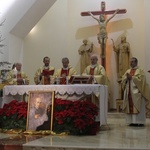 Powitanie patrona u bielskich pallotynów