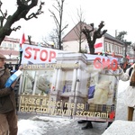 Protest rolników w Nowym Sączu