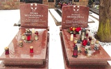  Nie wiadomo, gdzie dokładnie zostali pochowani „Inka” i „Zagończyk”. Symboliczne nagrobki  możemy znaleźć na cmentarzu garnizonowym w Gdańsku  
