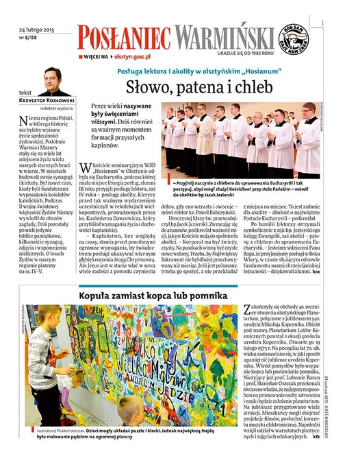 Posłaniec Warmiński 08/2013