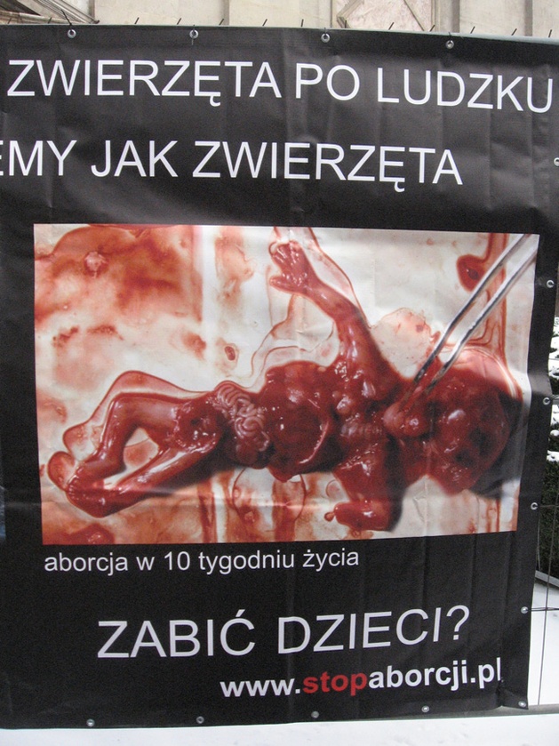 Wystawa antyaborcyjna "Wybierz życie" w Krakowie