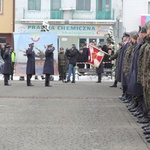 Powitanie żołnierzy w Sochaczewie