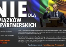 Sukces internetowej akcji przeciw związkom partnerskim