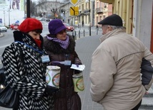Zbiórka na ulicach Chełma