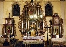  Ołtarz barokowy w Babiaku