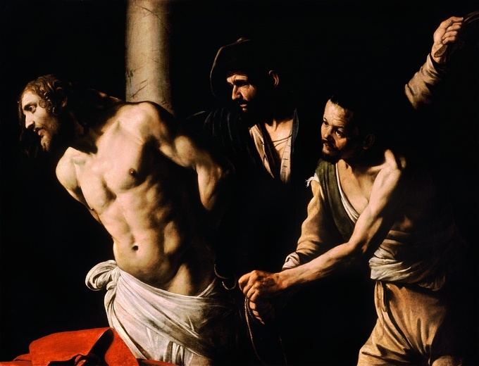 Caravaggio: „Chrystus przy kolumnie”, Musée des Beaux-Arts, Rouen