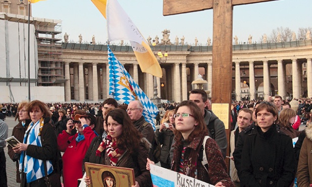 Ostatnie chwile pontyfikatu Benedykta XVi zjednoczyły ludzi wokół Chrystusa w Jego Kościele