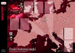 Mapa relikwii męki Pańskiej, czyli przedmiotów z Drogi Krzyżowej Pana Jezusa