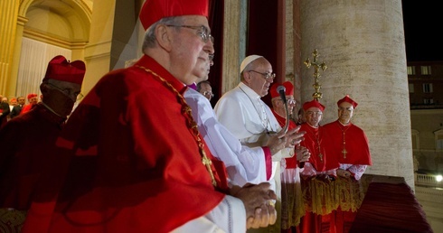 Papież Franciszek w Loży Błogosławieństw