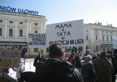 Manifestowali w obronie rodziny