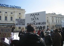 Manifestowali w obronie rodziny