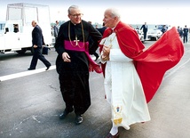  Wizytę Jana Pawła II w Radomiu, która miała miejsce 4 czerwca 1991 r., bp Materski uważał za najważniejszy dzień w historii miasta