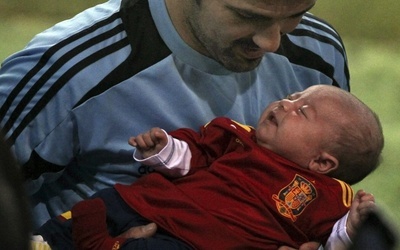 David Villa z synem