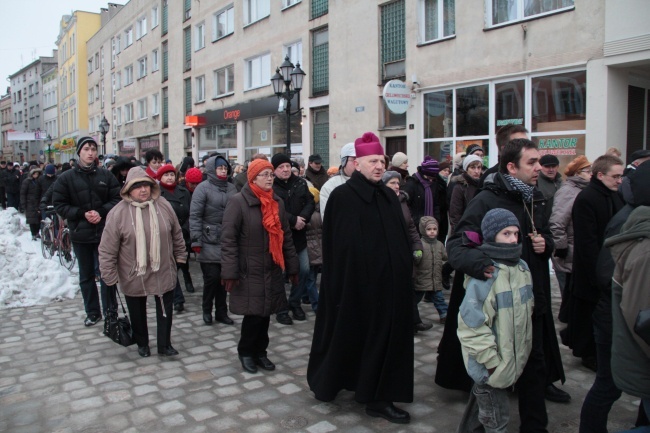 Droga Krzyżowa ulicami Kluczborka