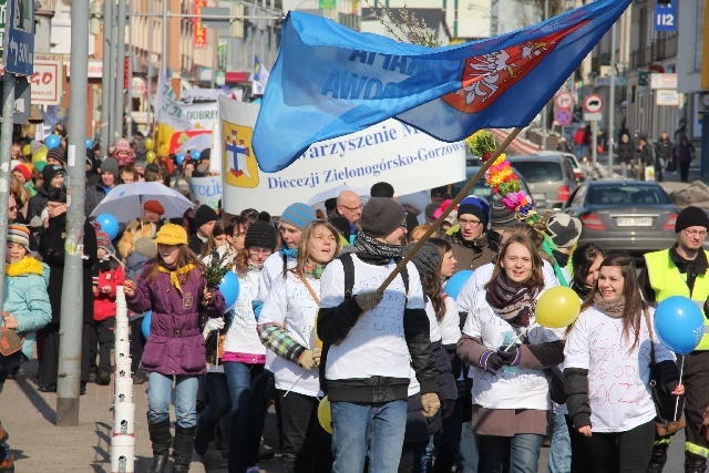 Marsz dla Życia w ZIelonej Górze 2013