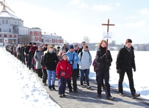 W sobotę przed Niedzielą Palmową kilkuset mieszkańców Szopienic modliło się w Łagiewnikach