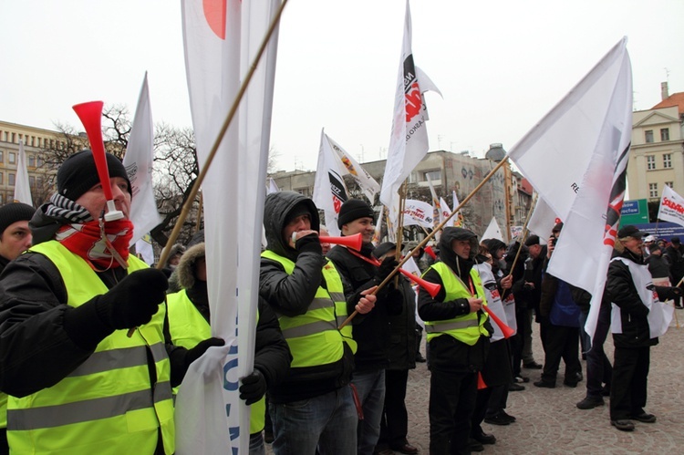 Strajk generalny i protesty na Śląsku – Katowice