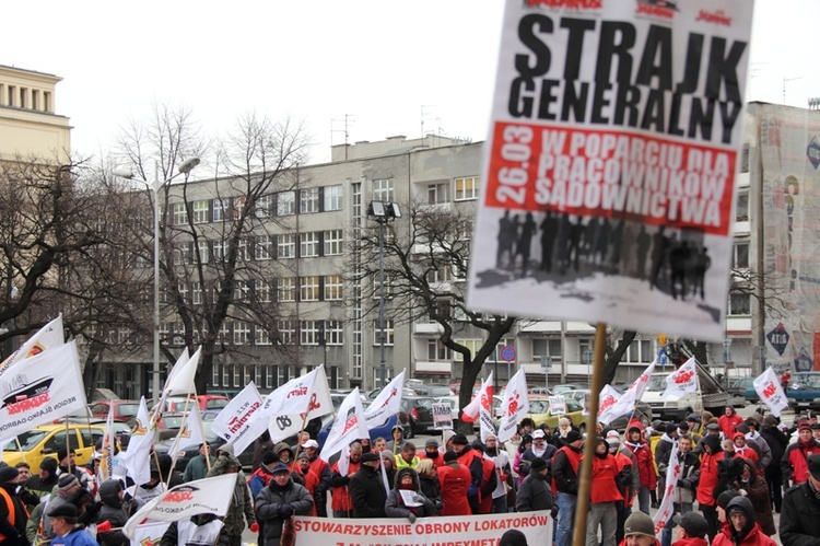 Strajk generalny i protesty na Śląsku – Katowice