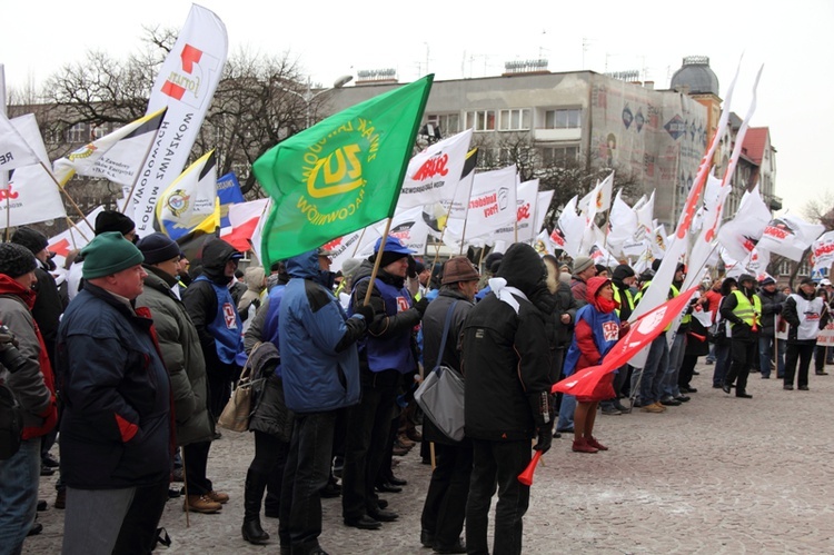 Strajk generalny i protesty na Śląsku – Katowice