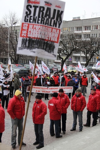 Strajk generalny i protesty na Śląsku – Katowice